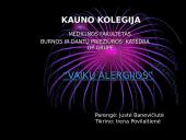 Vaikų alergijos skaidrės