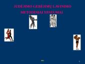 Judėjimo gebėjimų lavinimo metodiniai ypatumai