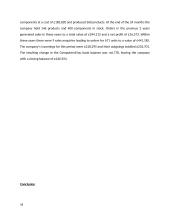 Integrated Business Simulation Report 18 puslapis