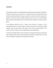 Integrated Business Simulation Report 4 puslapis