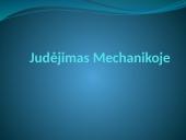 Judėjimas mechanikoje
