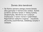Teisinis subjektas – įmonė. Teisiniai įmonių tipai Lietuvoje ir jų palyginimas 9 puslapis