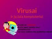 Virusai skaidrės informatikai