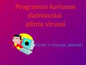 Virusai skaidrės informatikai 3 puslapis