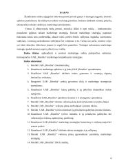 UAB „Riestlita“ marketingo veiklą įtakojantys veiksniai, formuojantys marketingo kompleksą bei strategijas specializacijos praktika 4 puslapis