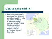 Lietuvos priešistorė skaidrės 2 puslapis