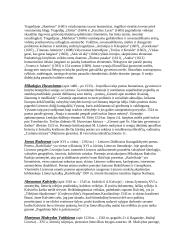 Svarbiausi autoriai, kurių reikia rašiniams 2 puslapis