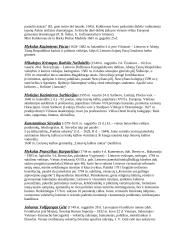 Svarbiausi autoriai, kurių reikia rašiniams 4 puslapis