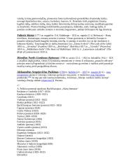 Svarbiausi autoriai, kurių reikia rašiniams 6 puslapis