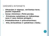 Bendravimas socialiniuose tinkluose gresmes internete 7 puslapis