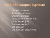 Civilinės saugos signalai skaidrės 3 puslapis