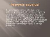 Civilinės saugos signalai skaidrės 8 puslapis