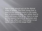 Slides about air pollution 5 puslapis