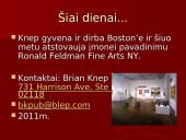 Naujųjų medijų menininkas B. Knep 5 puslapis