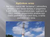 Chemijos skaidrės apie UAB Achema 10 puslapis