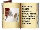 Kada teka elektros srovė? 9 puslapis