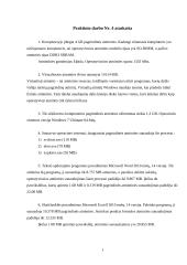 Pagrindinės atminties apkrovos stebėjimas