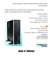 Kompiuterių įrangos pasiūlymo sudarymas 3 puslapis