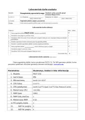 Pagrindinės plokštės tyrimas