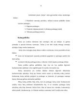 Kaimo turizmo verslas, orientuotas į turistus, keliaujančius poilsio tikslais 8 puslapis