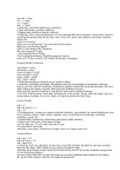 Anglų kalbos laikai aprašymai 3 puslapis