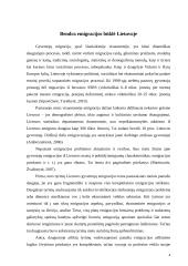 Emigracijos samprata, priežastys ir veiksniai 4 puslapis