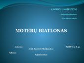 Moterų biatlonas