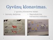 Klonavimas skaidrės 5 puslapis