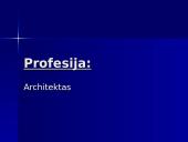 Profesija-architektas