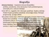 Antanas Smetona prezentacija 3 puslapis