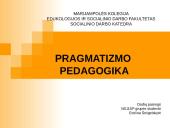 Pragmatizmo pedagogika