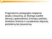 Pragmatizmo pedagogika 6 puslapis
