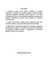 Žaidimas kaip pirmaklasių adaptacijos gerinimo priemonė 14 puslapis