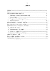 Vadybos kursinis. Planavimas. 3 puslapis