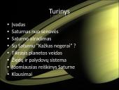 Saturnas skaidrės 2 puslapis