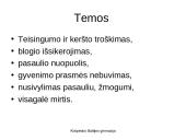 11-12 klasėje skaityti kūriniai 6 puslapis