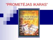Prometėjas Ikaras - knygos pristatymas
