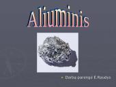 Aliuminio aprašymas
