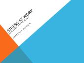 Stress at work