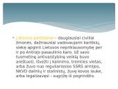 Partizaninis karas Lietuvoje skaidrės 2 puslapis