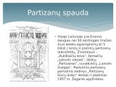 Partizaninis karas Lietuvoje skaidrės 17 puslapis