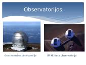Astronominiai prietaisai ir observatorijos skaidrės 15 puslapis