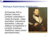 Motiejus Kazimieras Sarbievijus (1595 – 1640)  3 puslapis