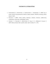 Vyro ir moters pataikymo į taikinius priklausomybė nuo mažo taikinio dydžio ir taikinių kiekio, tyrimą atliekant kaire ir dešine rankomis 8 puslapis