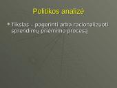 Viešosios politikos problemų analizė 17 puslapis