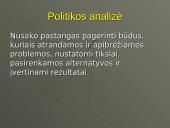 Viešosios politikos problemų analizė 18 puslapis