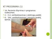 Atvejo analizė - Išeminis galvos insultas, dešinės pusės hemiparezė, trombozė.  11 puslapis