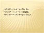 Moksliniai valdymo principai 2 puslapis