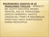 Moksliniai valdymo principai 13 puslapis