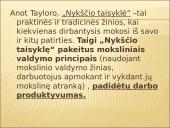 Moksliniai valdymo principai 15 puslapis